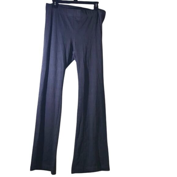 Old Navy Womens Gray Flared Leg Pants L Polyester Blend - Picture 1 of 8
